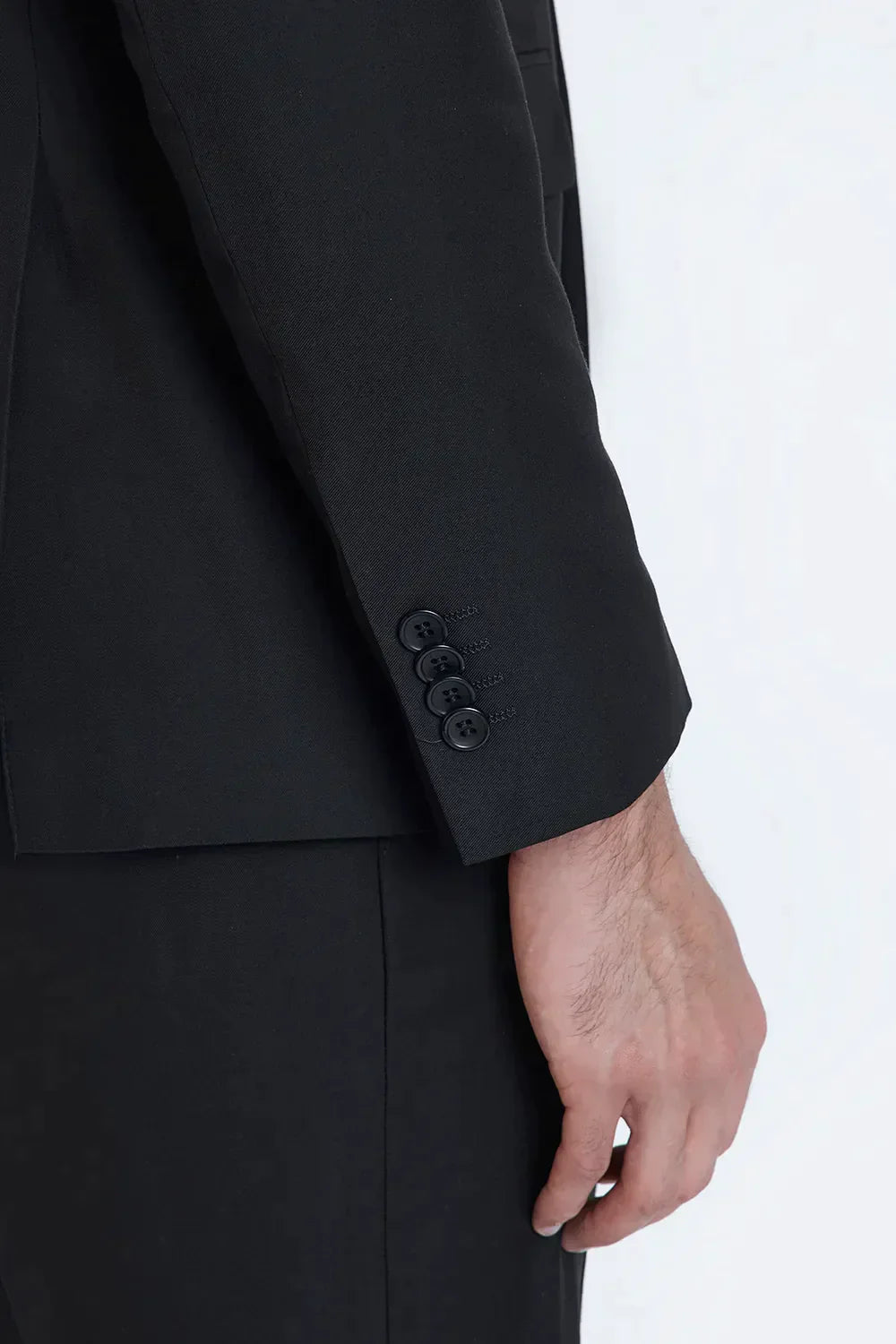 COSTUME REGULAR POLIVISCOSE PRETO