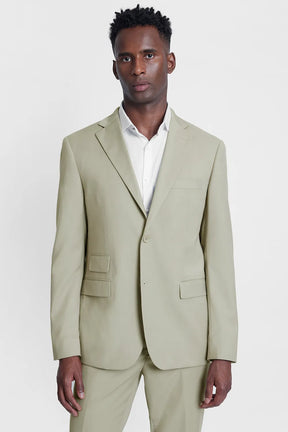 COSTUME SUPER SLIM DE POLIÉSTER E VISCOSE COM ELASTANO AREIA