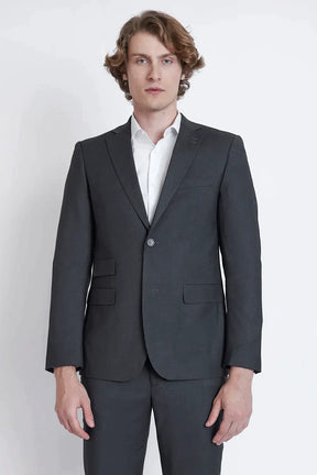 COSTUME SUPER SLIM DE POLIÉSTER E VISCOSE COM ELASTANO CHUMBO