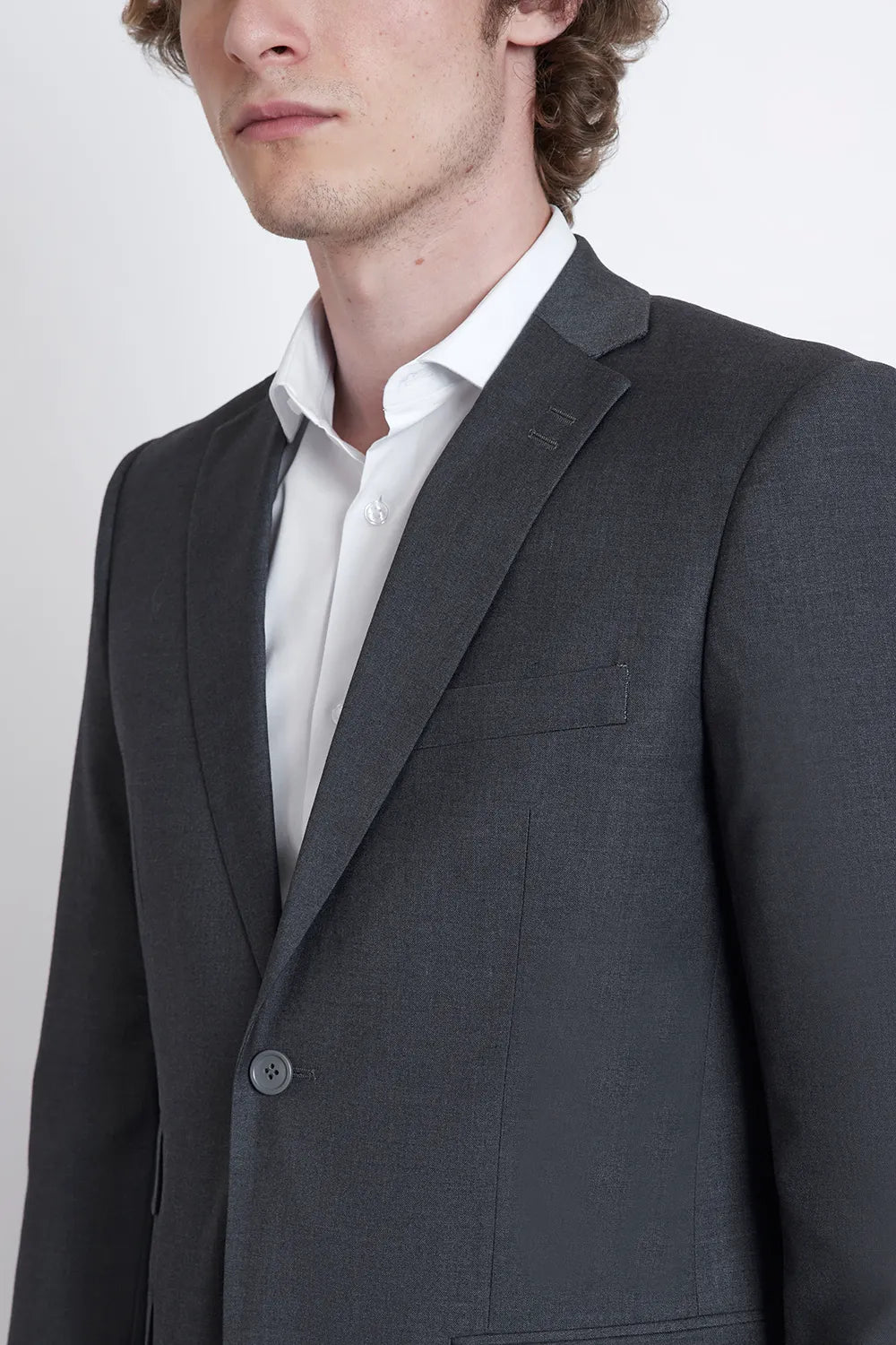 COSTUME SUPER SLIM DE POLIÉSTER E VISCOSE COM ELASTANO CHUMBO