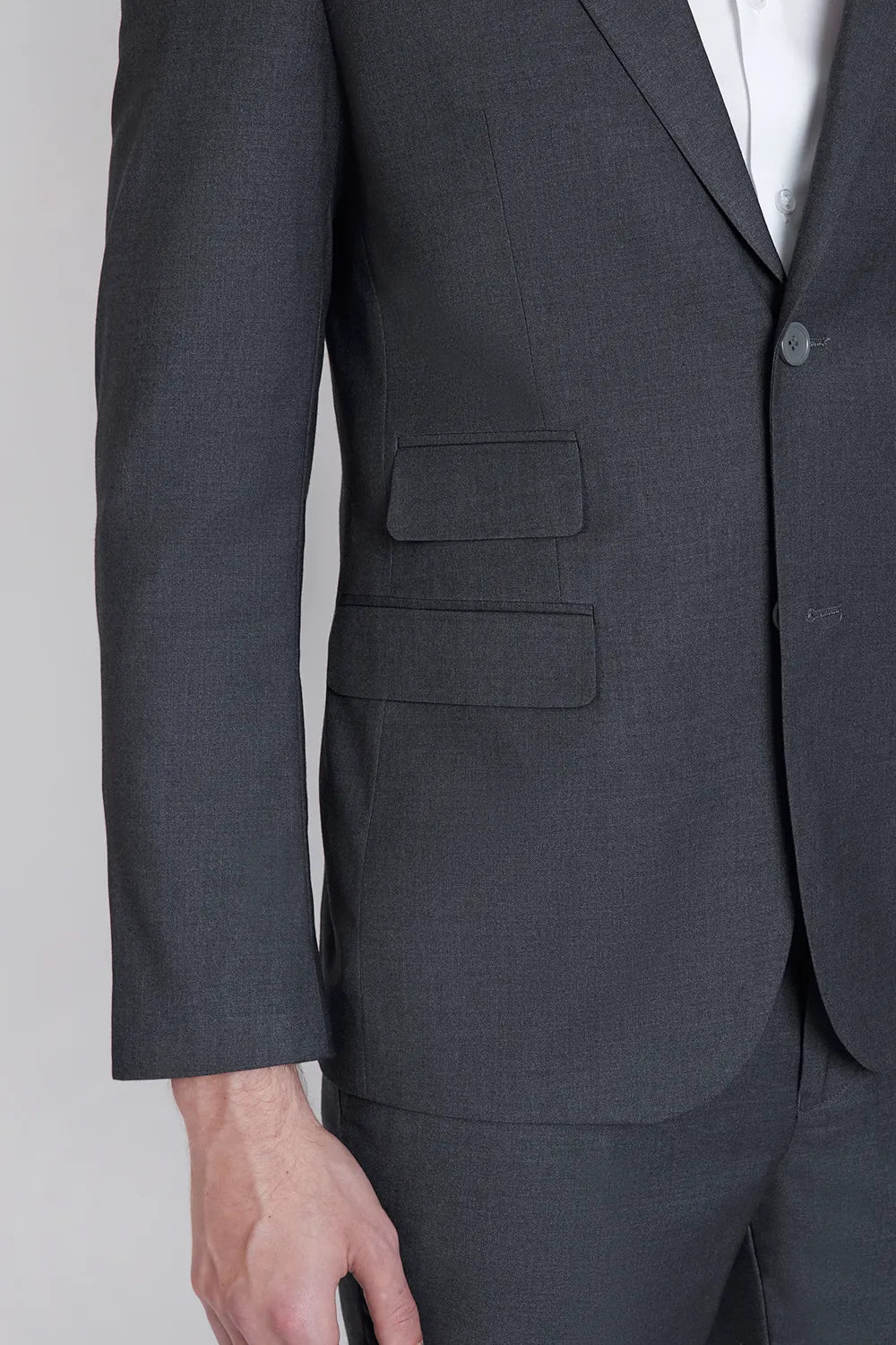 COSTUME SUPER SLIM DE POLIÉSTER E VISCOSE COM ELASTANO CHUMBO