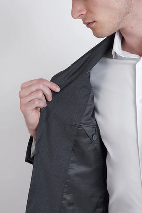 COSTUME SUPER SLIM DE POLIÉSTER E VISCOSE COM ELASTANO CHUMBO