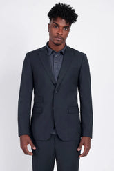 COSTUME SUPER SLIM DE POLIÉSTER E VISCOSE COM ELASTANO AZUL