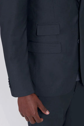 COSTUME SUPER SLIM DE POLIÉSTER E VISCOSE COM ELASTANO AZUL