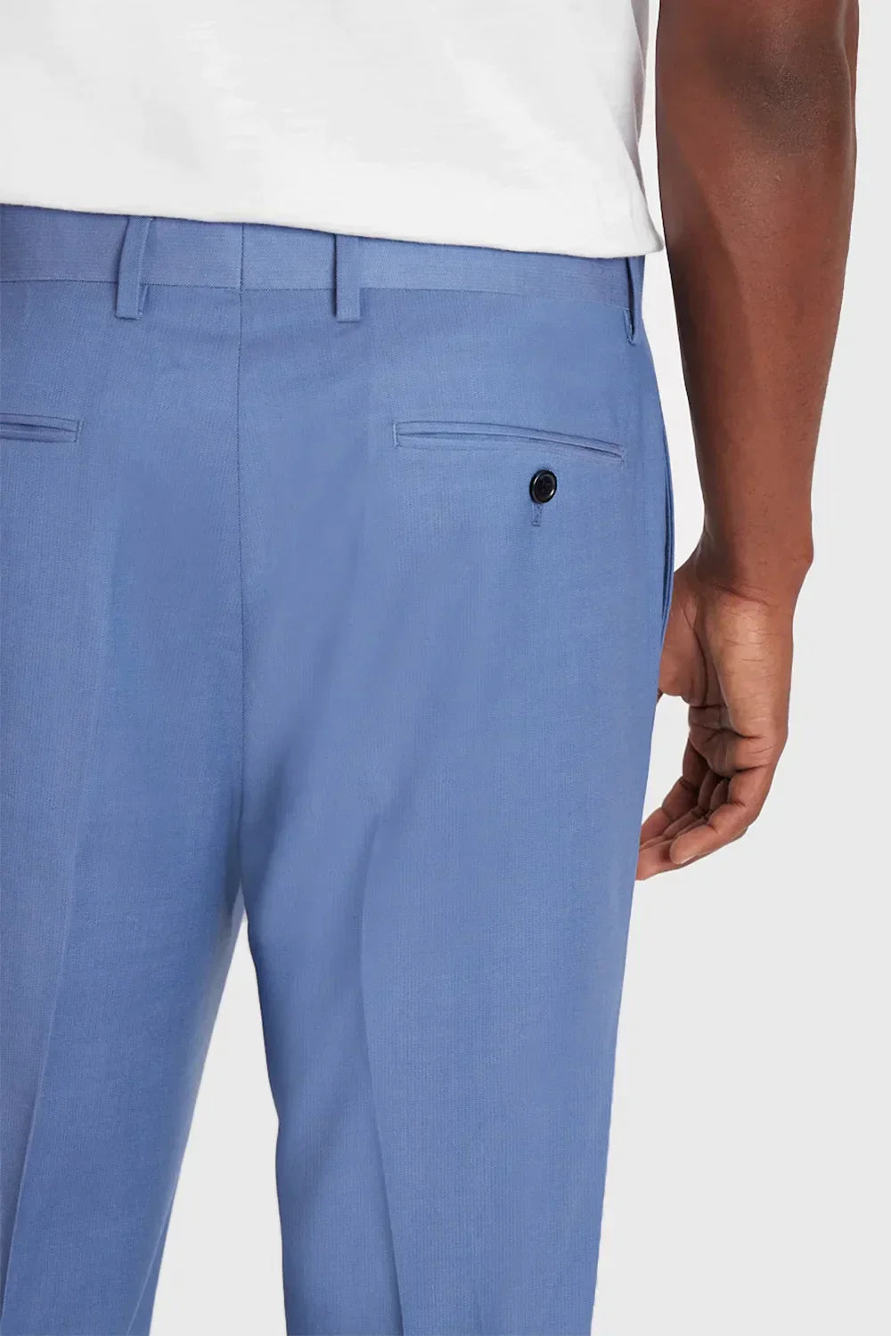 COSTUME FALSO LISO SUPER SLIM AZUL CLARO