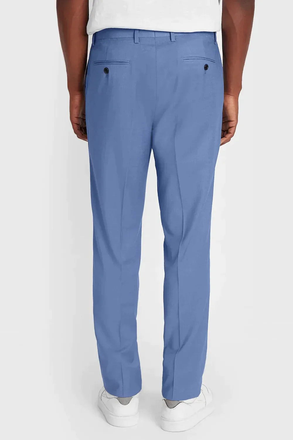 COSTUME FALSO LISO SUPER SLIM AZUL CLARO