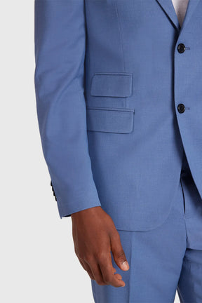 COSTUME FALSO LISO SUPER SLIM AZUL CLARO