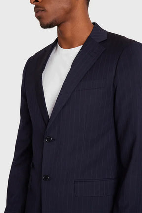 COSTUME RISCA DE GIZ SUPER SLIM MARINHO