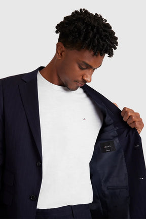 COSTUME RISCA DE GIZ SUPER SLIM MARINHO