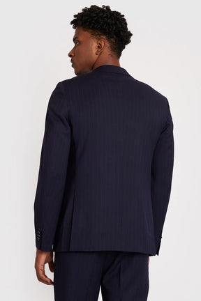 COSTUME RISCA DE GIZ SUPER SLIM MARINHO