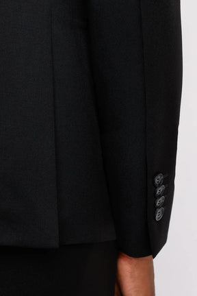 COSTUME LÃ SUPER SLIM FALSO LISO PRETO