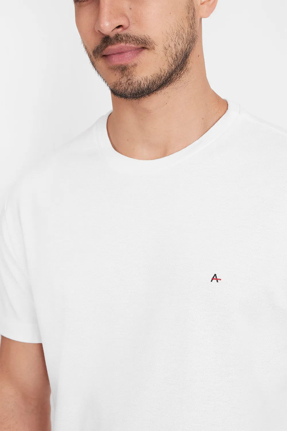 CAMISETA MANGA CURTA PIQUET BRANCO