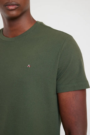 CAMISETA MANGA CURTA PIQUET VERDE MILITAR