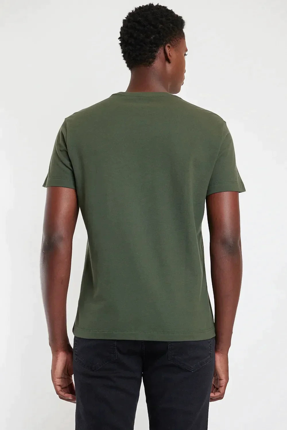 CAMISETA MANGA CURTA PIQUET VERDE MILITAR