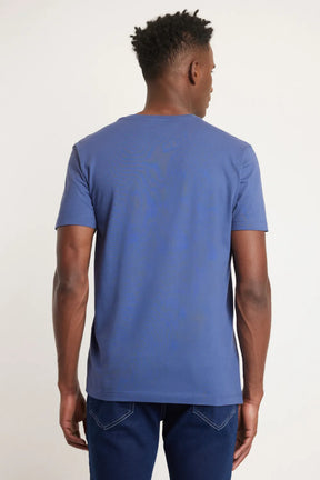 CAMISETA MANGA CURTA FORA DA CAIXA AZUL BIC