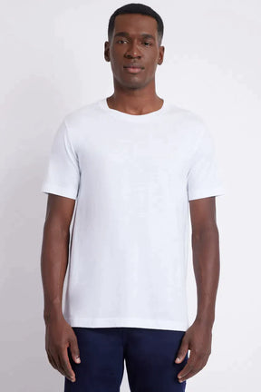 CAMISETA DE ALGODÃO PERUANO PREMIUM BRANCO
