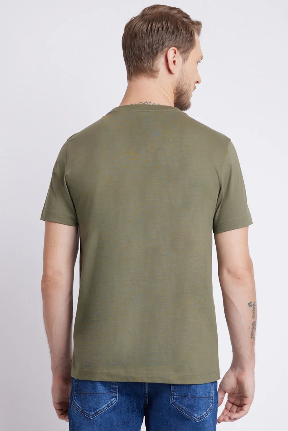 CAMISETA DE ALGODÃO PERUANO PREMIUM VERDE