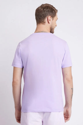 CAMISETA DE ALGODÃO PERUANO PREMIUM LILAS