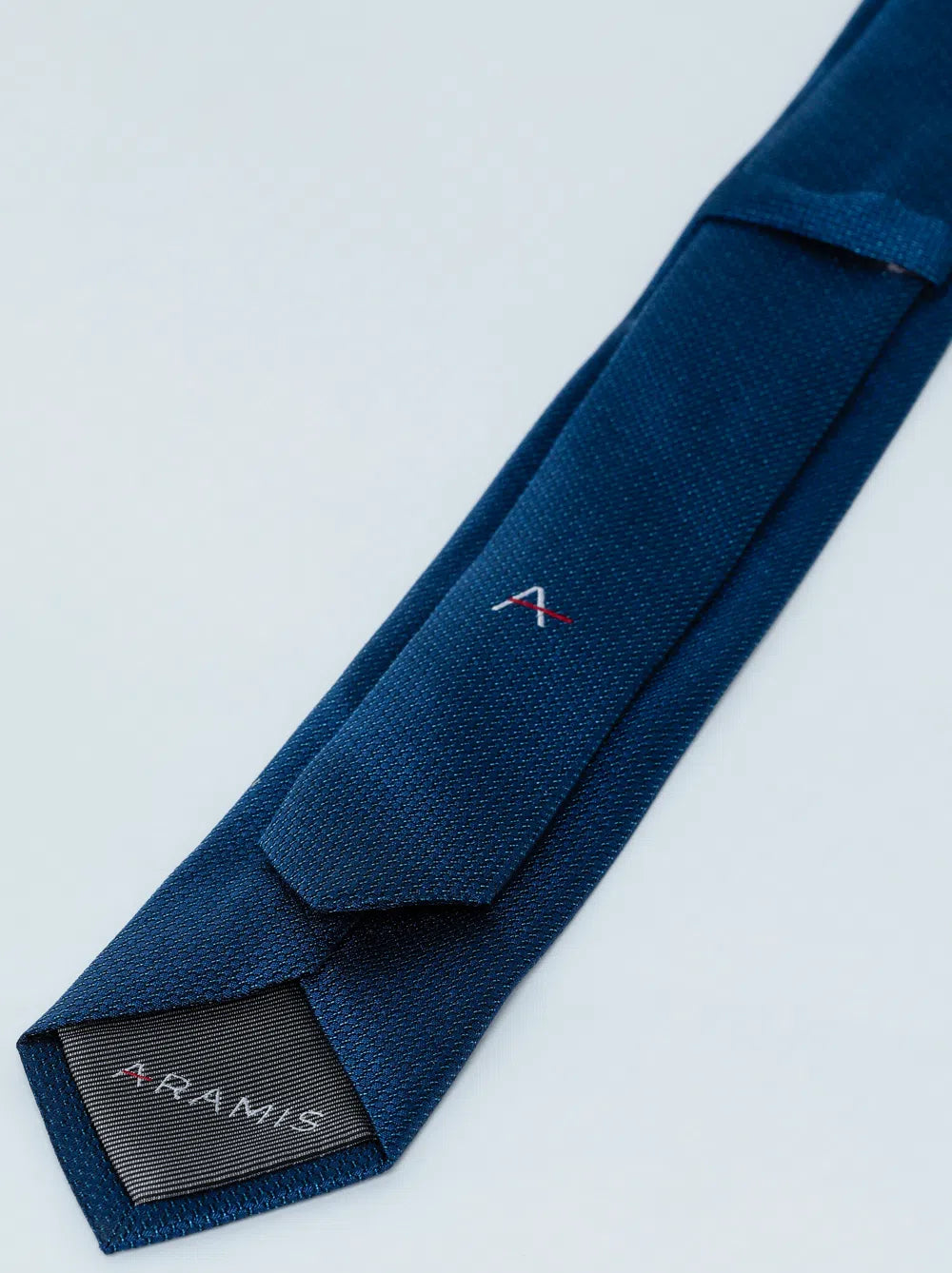 GRAVATA JACQUARD DE SEDA COM TEXTURA AZUL