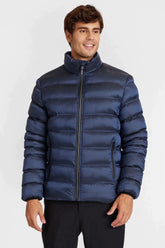 JAQUETA PUFFER LIQUID REPELLER ECO MARINHO