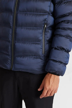 JAQUETA PUFFER LIQUID REPELLER ECO MARINHO