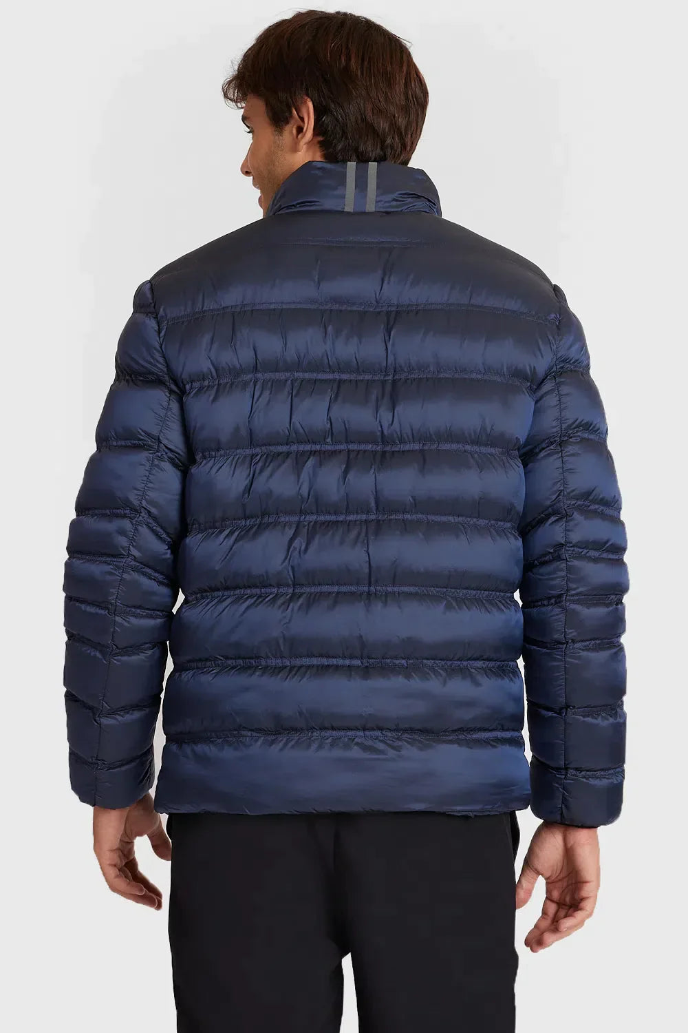 JAQUETA PUFFER LIQUID REPELLER ECO MARINHO