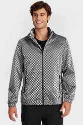 JAQUETA CORTA VENTO SQUARE LIQUID REPELLER PRETO