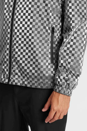 JAQUETA CORTA VENTO SQUARE LIQUID REPELLER PRETO