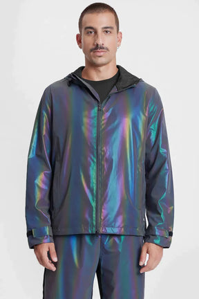 JAQUETA CORTA VENTO FLASH LIQUID REPELLER PRATA