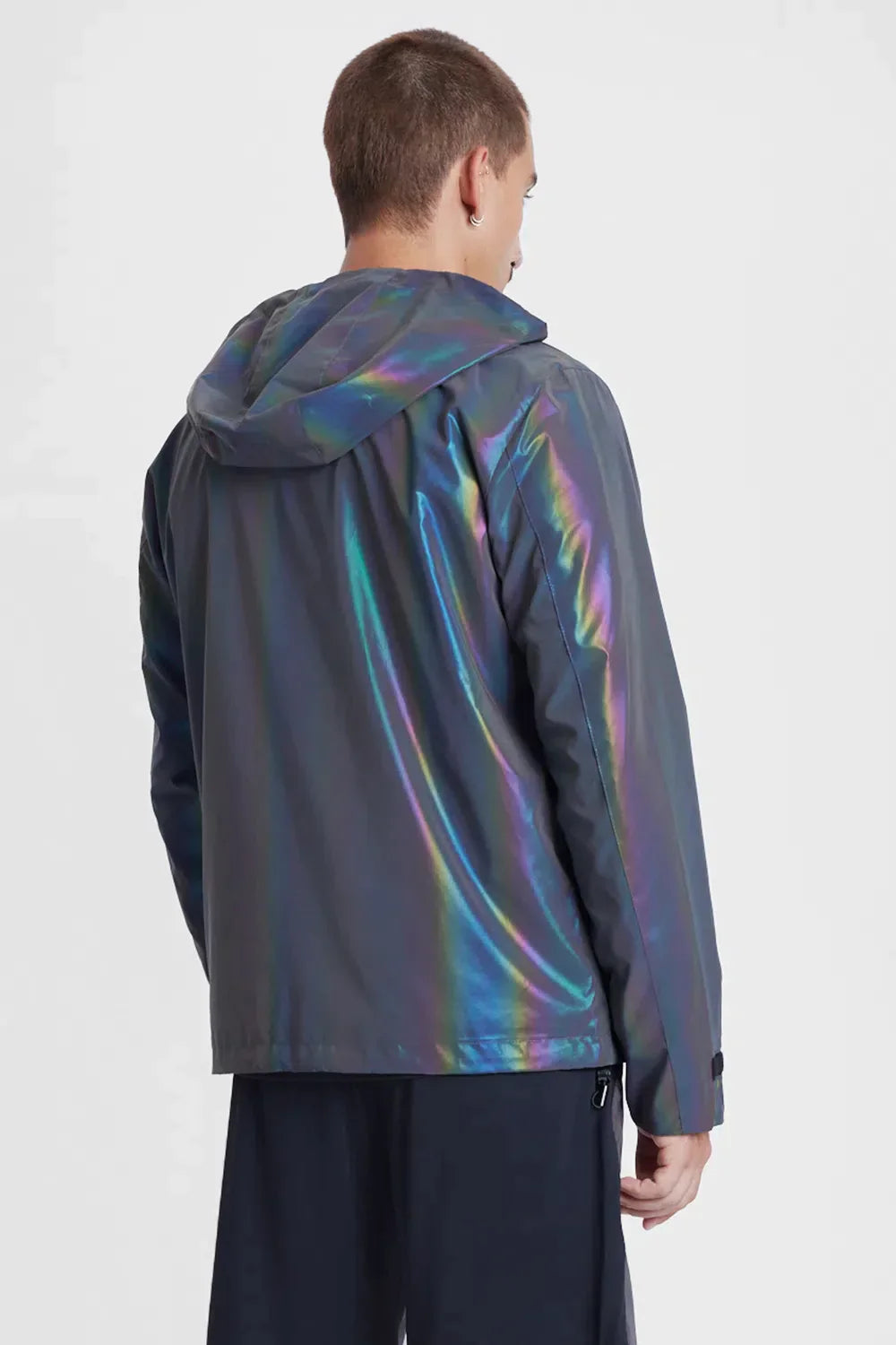 JAQUETA CORTA VENTO FLASH LIQUID REPELLER PRATA