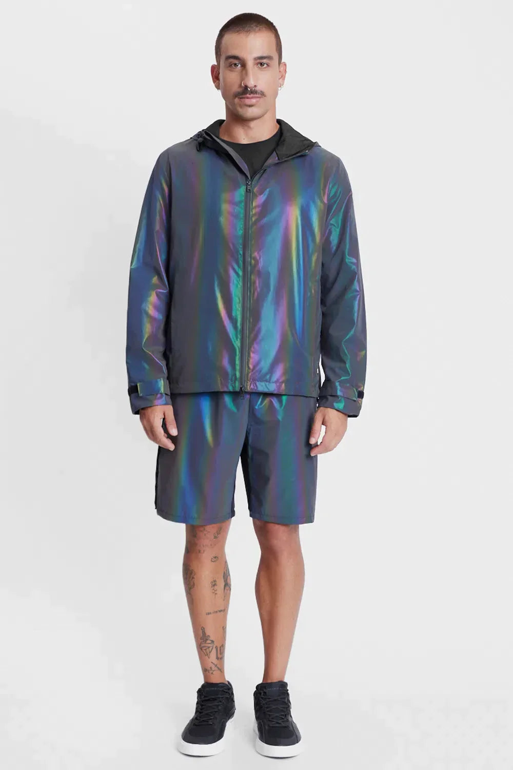 JAQUETA CORTA VENTO FLASH LIQUID REPELLER PRATA