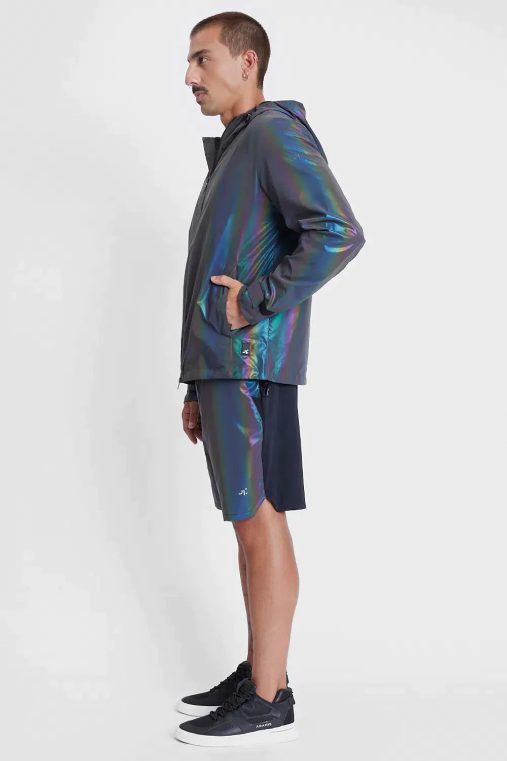 JAQUETA CORTA VENTO FLASH LIQUID REPELLER PRATA