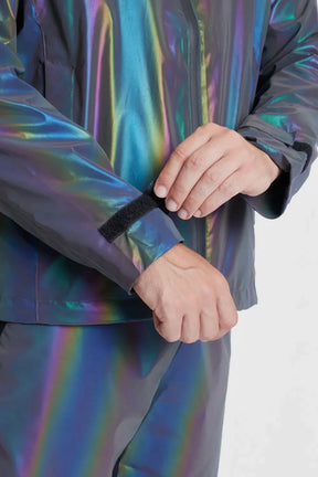 JAQUETA CORTA VENTO FLASH LIQUID REPELLER PRATA