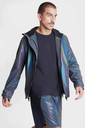 JAQUETA CORTA VENTO FLASH LIQUID REPELLER PRATA