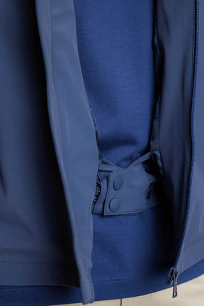 JAQUETA NYLON CAPUZ RETRATIL LIQUID REPELLER ALUMINIO