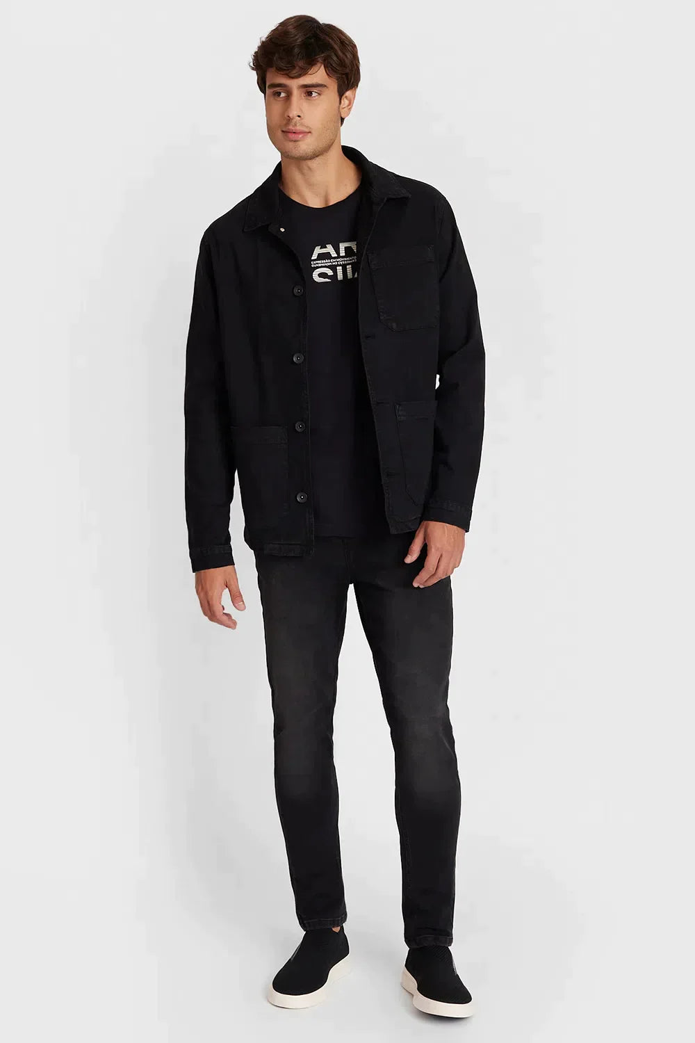 JAQUETA PARKA COLOR WORKER PRETO