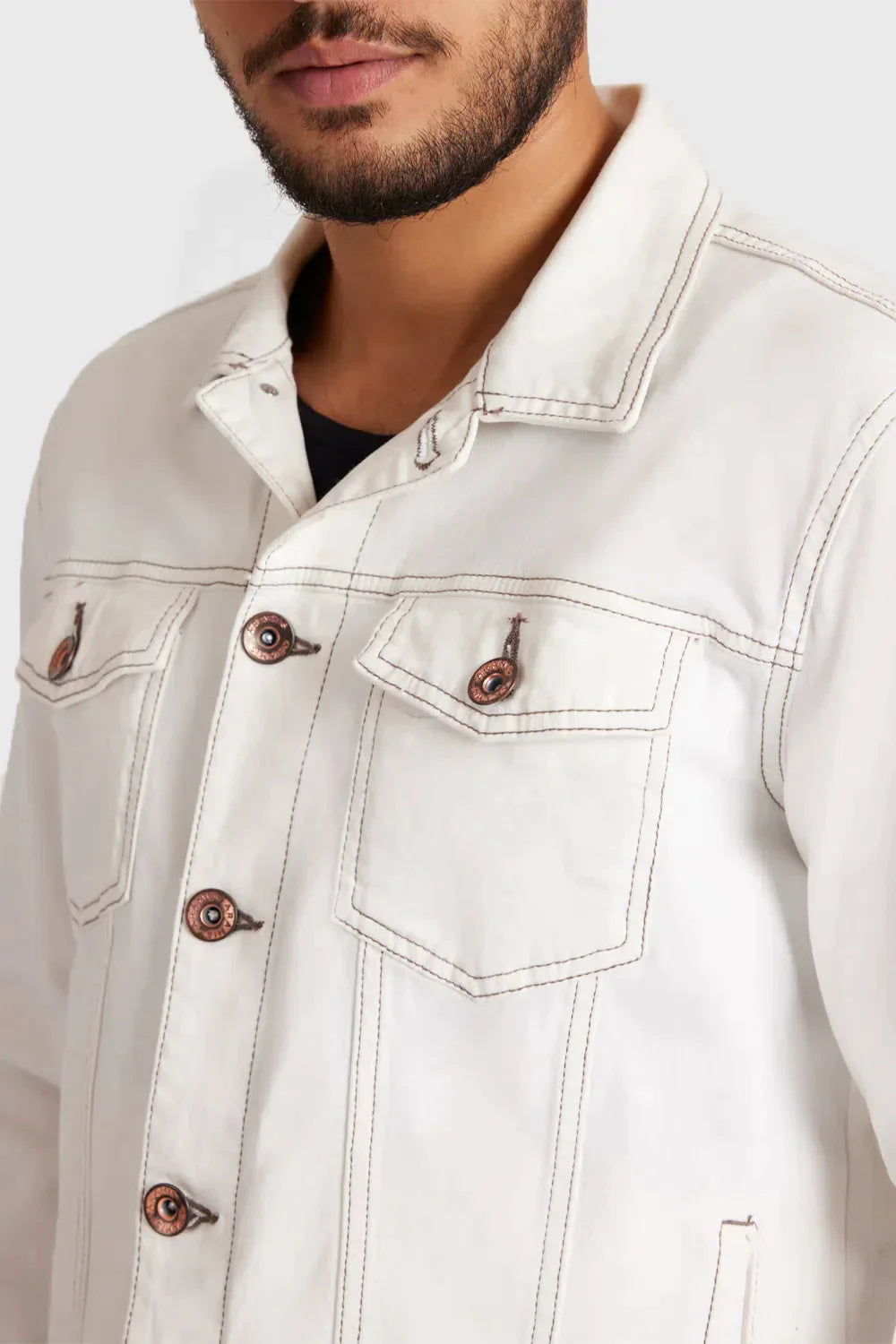 JAQUETA TRUCKER OFF WHITE OFF WHITE