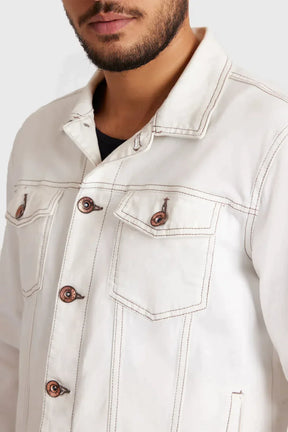 JAQUETA TRUCKER OFF WHITE OFF WHITE