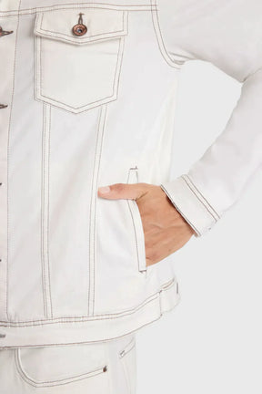 JAQUETA TRUCKER OFF WHITE OFF WHITE