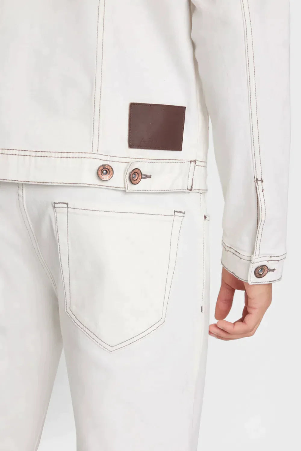 JAQUETA TRUCKER OFF WHITE OFF WHITE