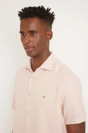 CAMISA REGULAR MAQUINETADO RÚSTICO SALMAO