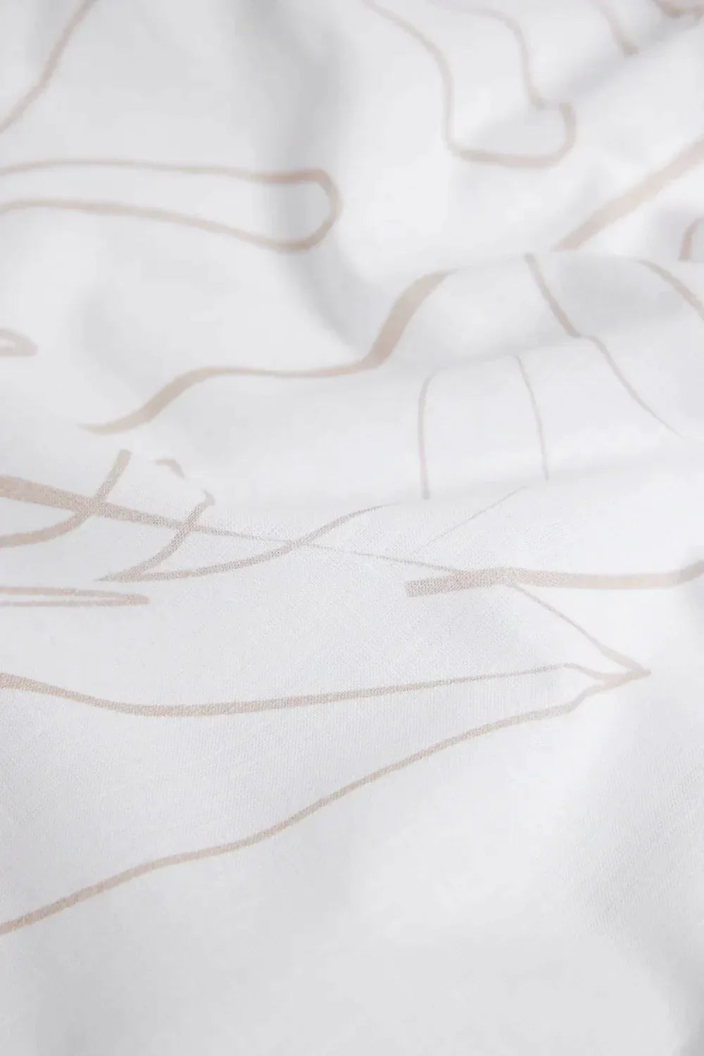 CAMISA REGULAR FLAME FLORLINE BRANCO COM NATURAL