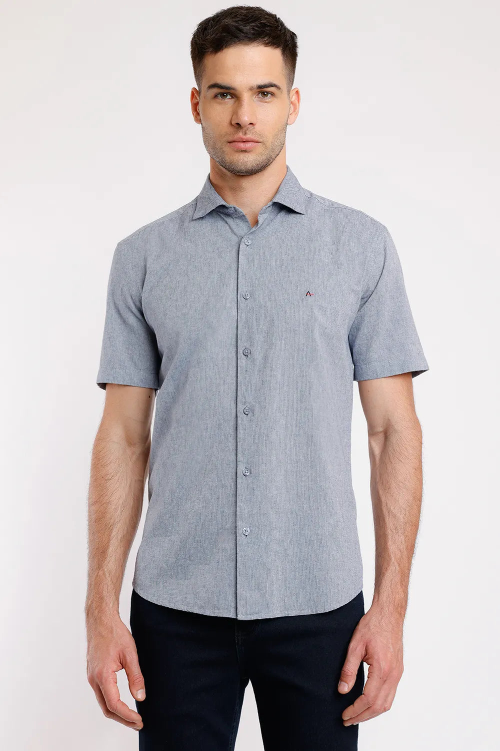 CAMISA REGULAR MOVE FLAME MARINHO