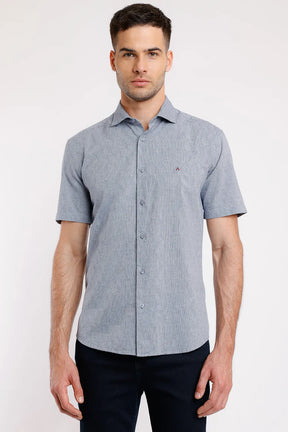 CAMISA REGULAR MOVE FLAME MARINHO