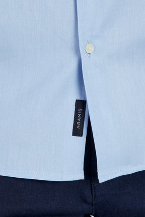 CAMISA REGULAR OXFORD MESCLA AZUL CLARO