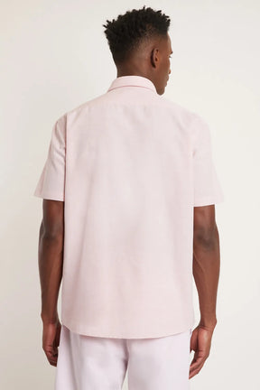 CAMISA REGULAR MANGA CURTA CORAL