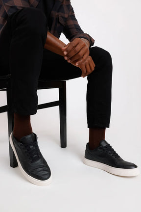 UN MEIA CANO LONGO TENCEL CAFE