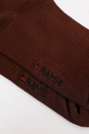 UN MEIA CANO LONGO TENCEL CAFE