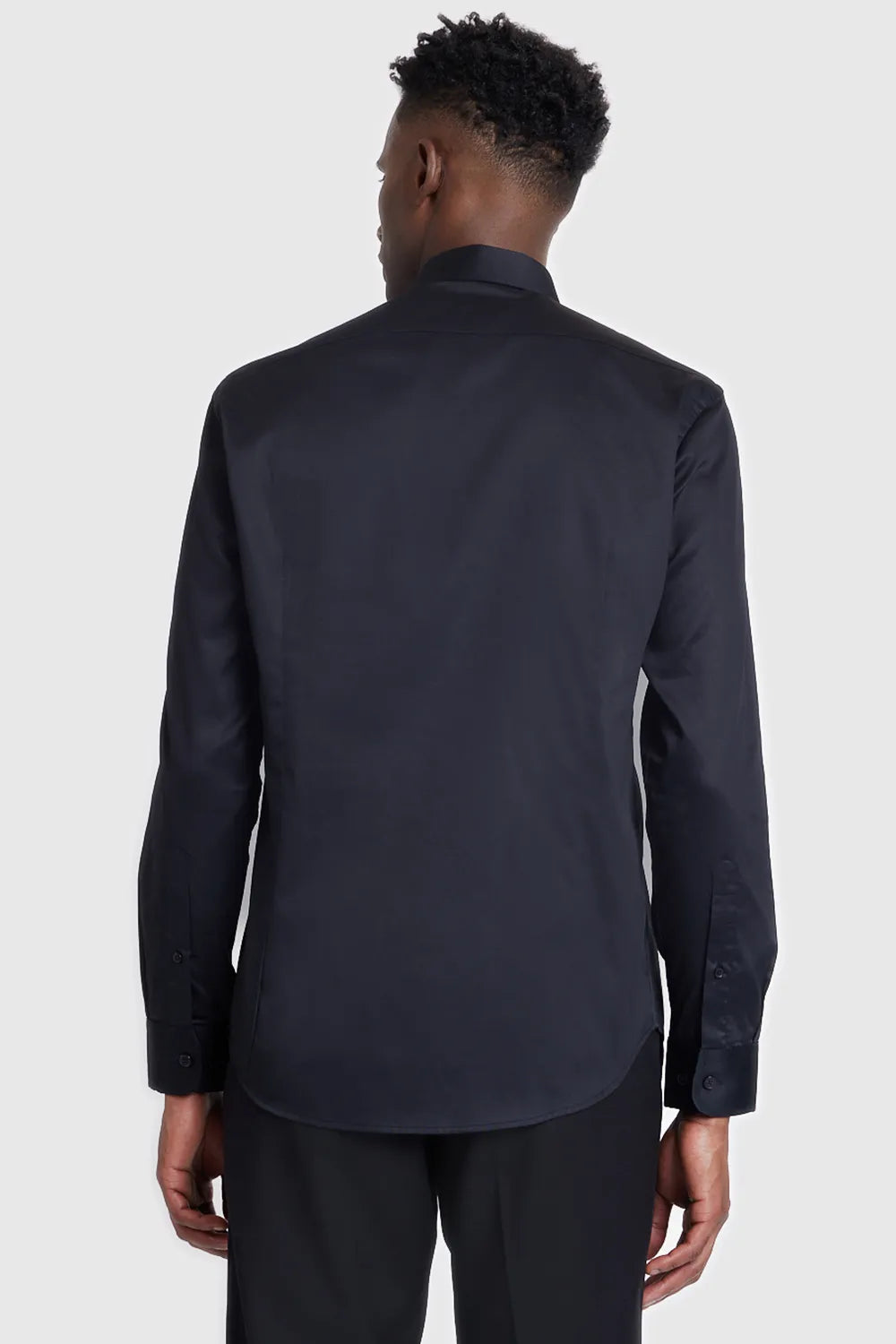 CAMISA SLIM TRICOLINE FIO 60 PRETO