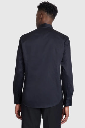 CAMISA SLIM TRICOLINE FIO 60 PRETO